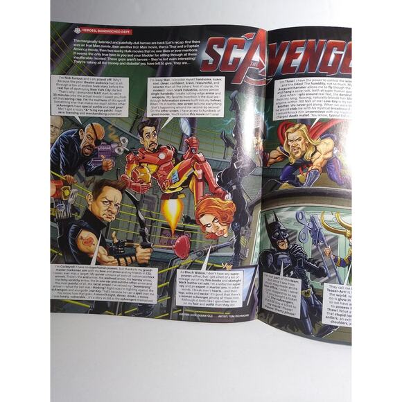 MAD Magazine #517 Comic Book 2012 The Avengers Election Hell Devils Planet Tad - Picture 3 of 5